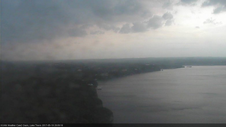 Lake Travis webcam, May 19, 2017 7:35 PM CT