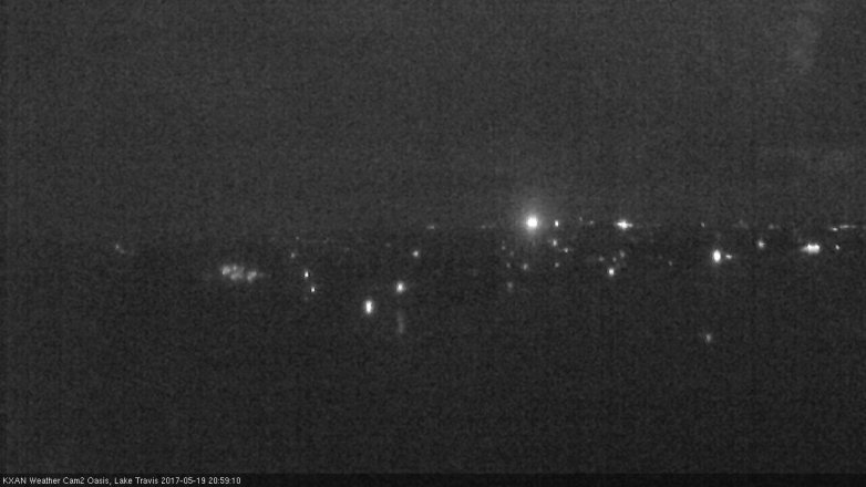 Lake Travis webcam, May 19, 2017 8:30 PM CT
