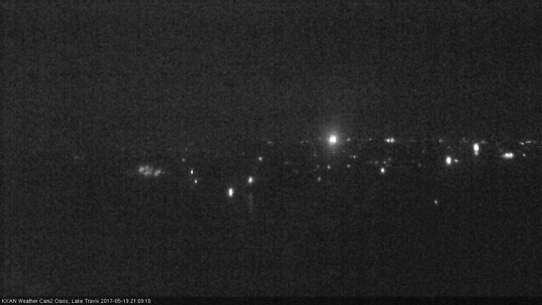 Lake Travis webcam, May 19, 2017 8:40 PM CT