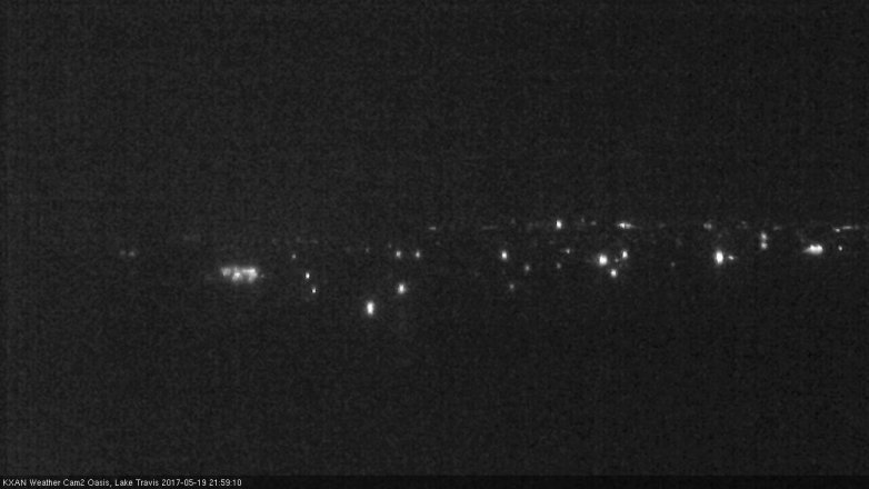Lake Travis webcam, May 19, 2017 9:20 PM CT
