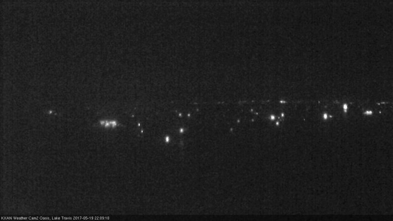 Lake Travis webcam, May 19, 2017 9:35 PM CT