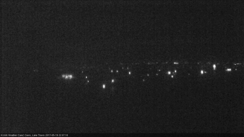 Lake Travis webcam, May 19, 2017 9:40 PM CT