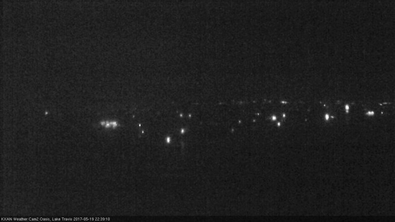 Lake Travis webcam, May 19, 2017 9:50 PM CT