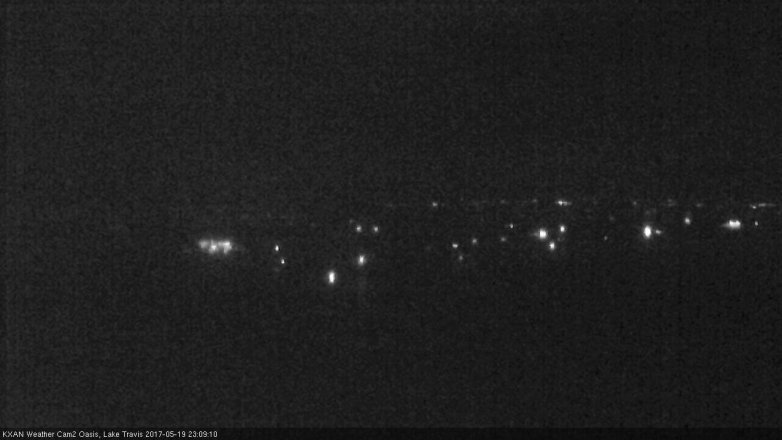 Lake Travis webcam, May 19, 2017 10:40 PM CT