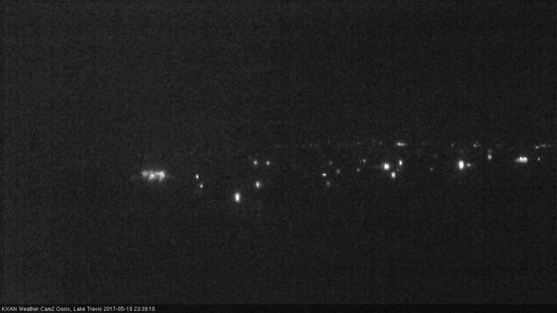 Lake Travis webcam, May 19, 2017 11:10 PM CT