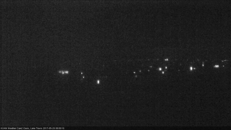 Lake Travis webcam, May 19, 2017 11:20 PM CT