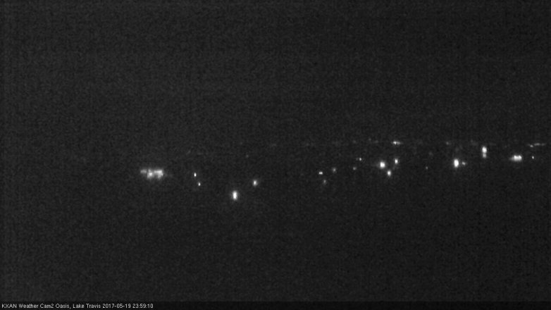 Lake Travis webcam, May 19, 2017 11:25 PM CT