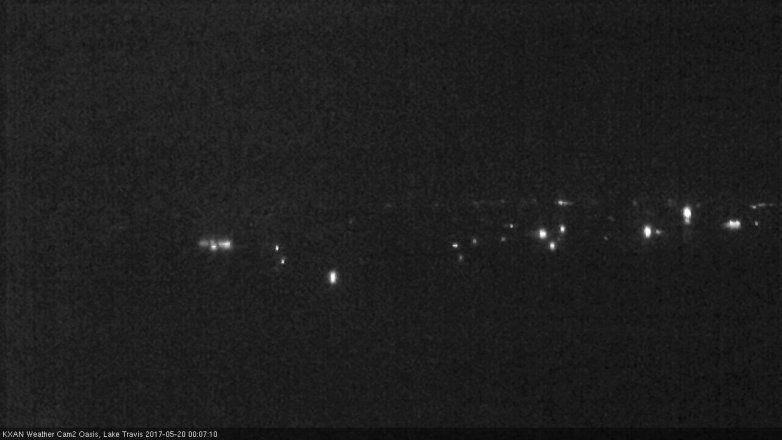 Lake Travis webcam, May 19, 2017 11:30 PM CT