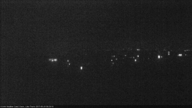 Lake Travis webcam, May 19, 2017 11:35 PM CT
