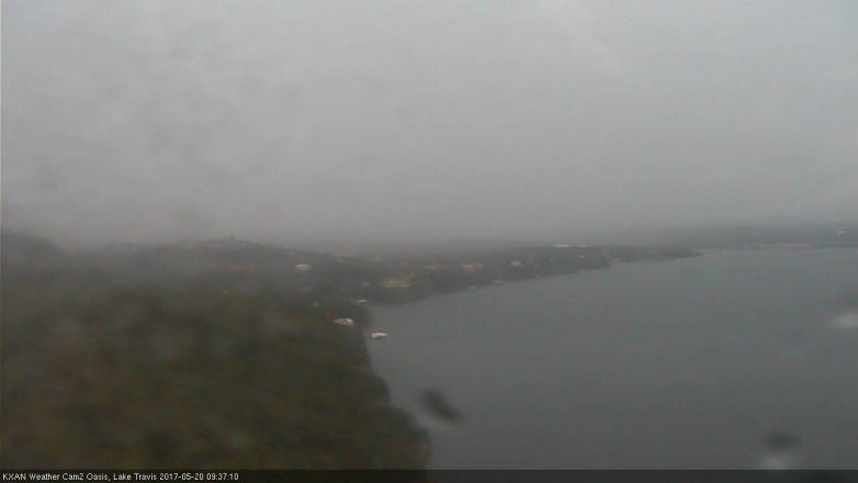 Lake Travis webcam, May 20, 2017 9:00 AM CT