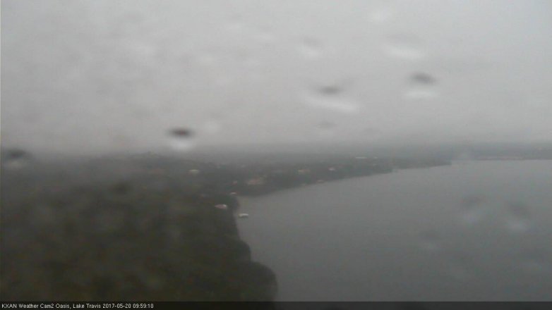 Lake Travis webcam, May 20, 2017 9:10 AM CT