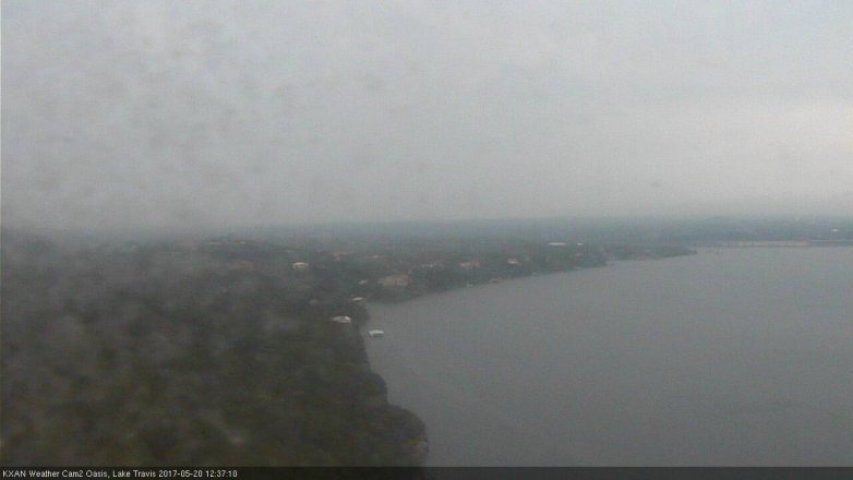 Lake Travis webcam, May 20, 2017 12:00 PM CT