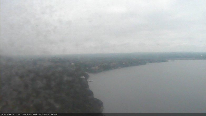 Lake Travis webcam, May 20, 2017 1:25 PM CT
