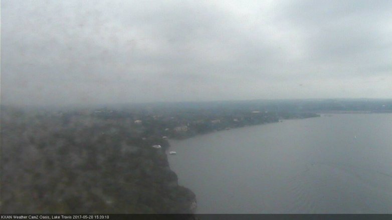 Lake Travis webcam, May 20, 2017 3:10 PM CT