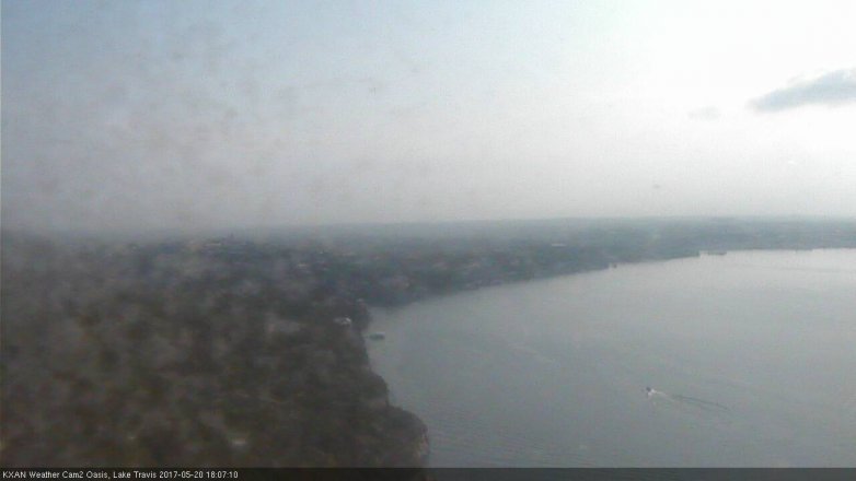 Lake Travis webcam, May 20, 2017 5:40 PM CT