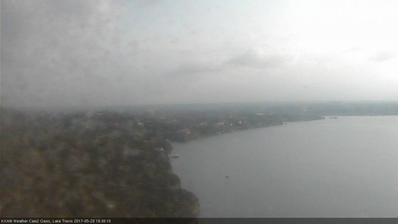 Lake Travis webcam, May 20, 2017 5:45 PM CT