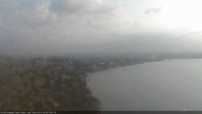 Lake Travis webcam, May 20, 2017 6:25 PM CT