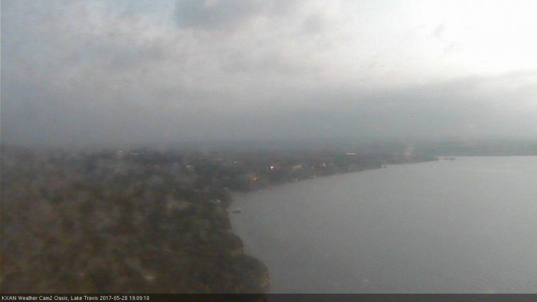 Lake Travis webcam, May 20, 2017 6:35 PM CT