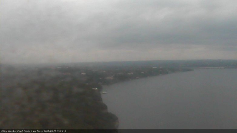 Lake Travis webcam, May 20, 2017 6:40 PM CT