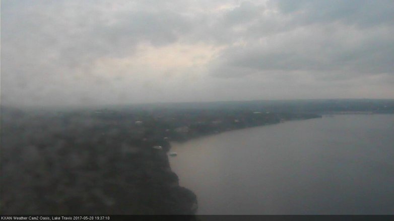 Lake Travis webcam, May 20, 2017 7:05 PM CT