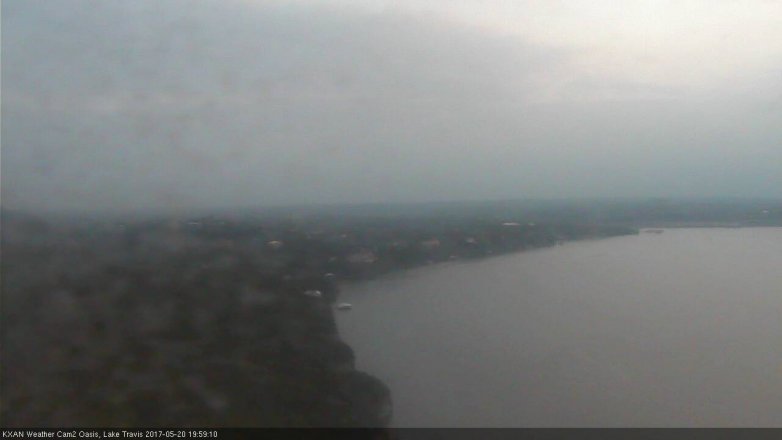 Lake Travis webcam, May 20, 2017 7:20 PM CT
