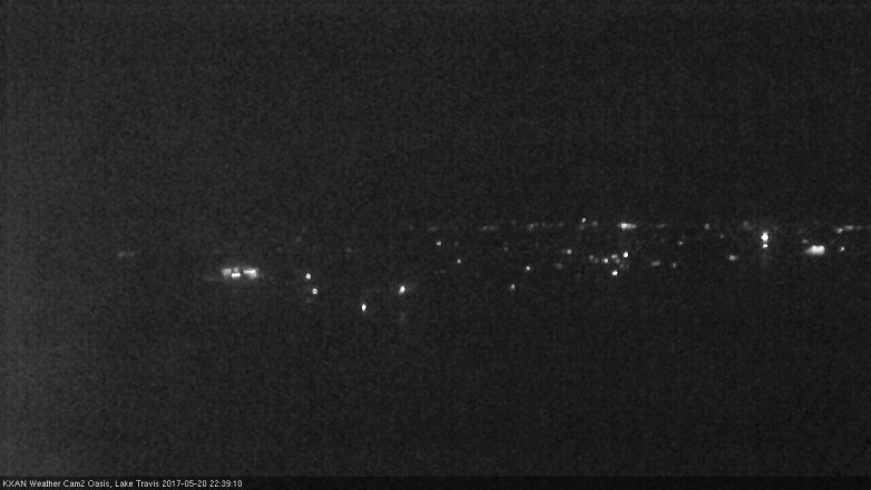 Lake Travis webcam, May 20, 2017 10:05 PM CT