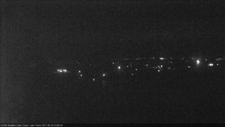 Lake Travis webcam, May 20, 2017 10:20 PM CT