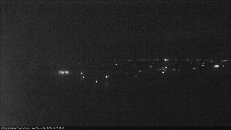 Lake Travis webcam, May 20, 2017 10:35 PM CT