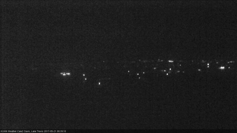 Lake Travis webcam, May 20, 2017 11:55 PM CT
