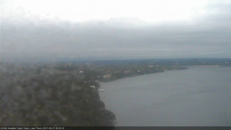 Lake Travis webcam, May 21, 2017 9:00 AM CT