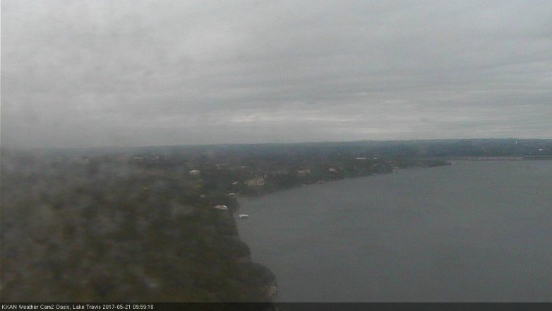 Lake Travis webcam, May 21, 2017 9:20 AM CT