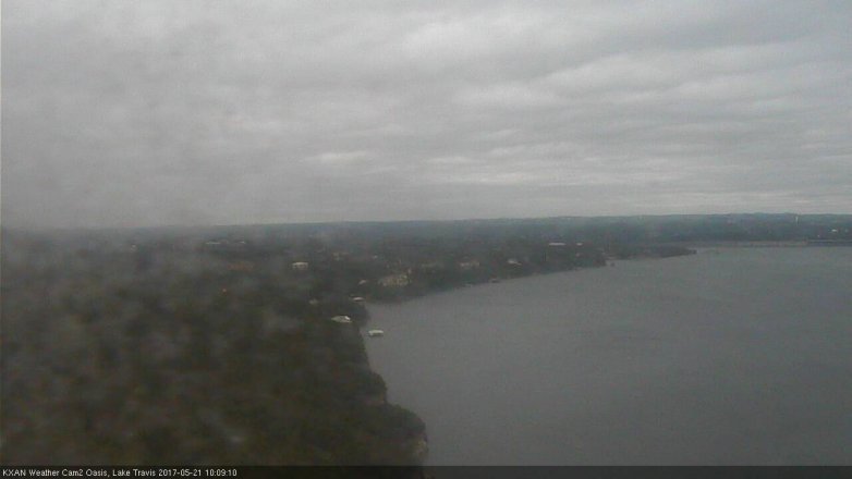Lake Travis webcam, May 21, 2017 9:40 AM CT