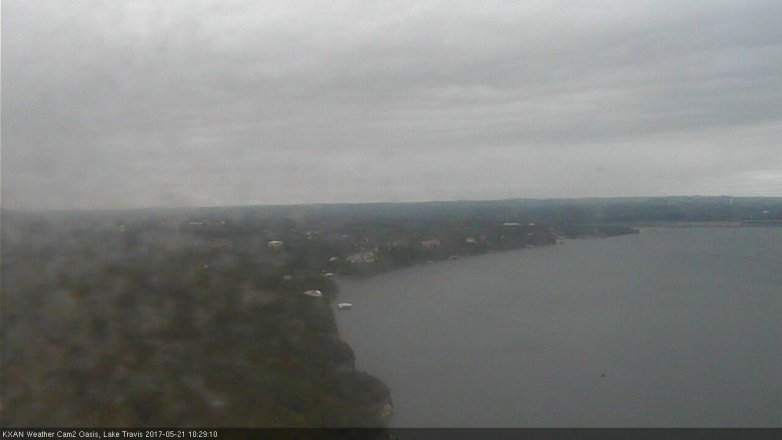 Lake Travis webcam, May 21, 2017 9:50 AM CT