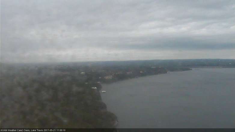 Lake Travis webcam, May 21, 2017 10:30 AM CT