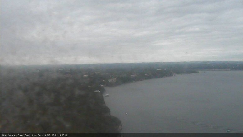 Lake Travis webcam, May 21, 2017 10:45 AM CT