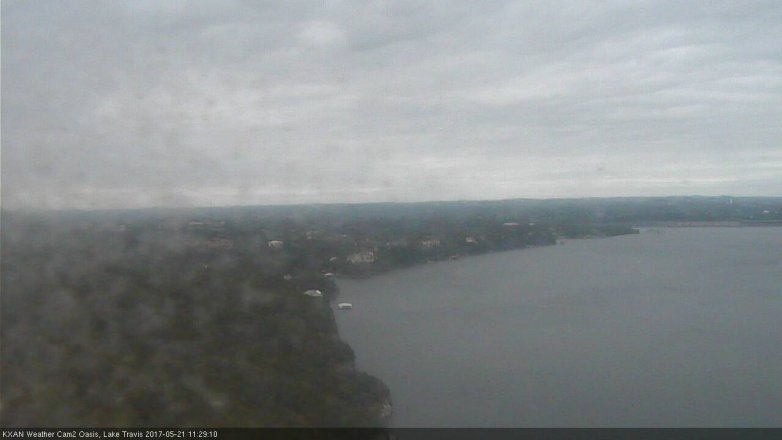 Lake Travis webcam, May 21, 2017 11:00 AM CT