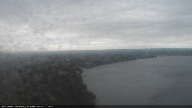 Lake Travis webcam, May 21, 2017 11:20 AM CT