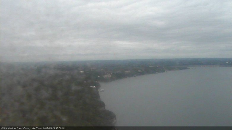 Lake Travis webcam, May 21, 2017 3:05 PM CT