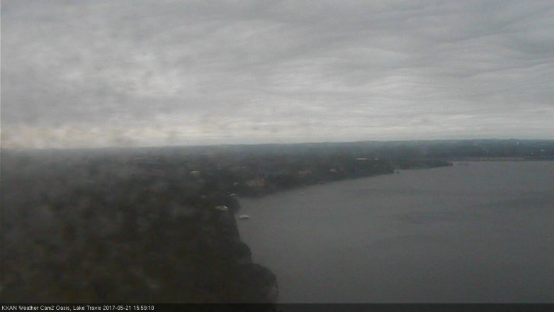 Lake Travis webcam, May 21, 2017 3:15 PM CT