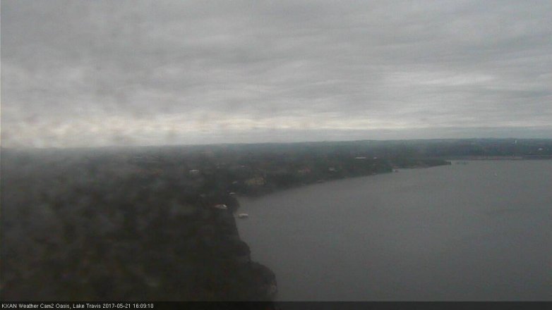 Lake Travis webcam, May 21, 2017 3:30 PM CT