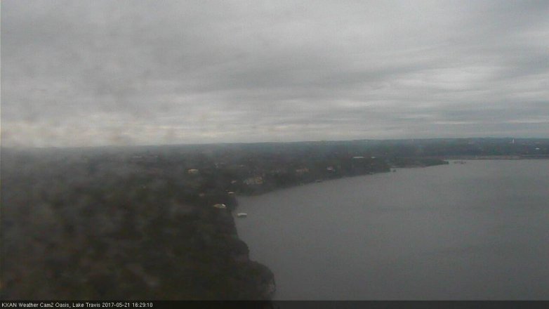 Lake Travis webcam, May 21, 2017 3:35 PM CT
