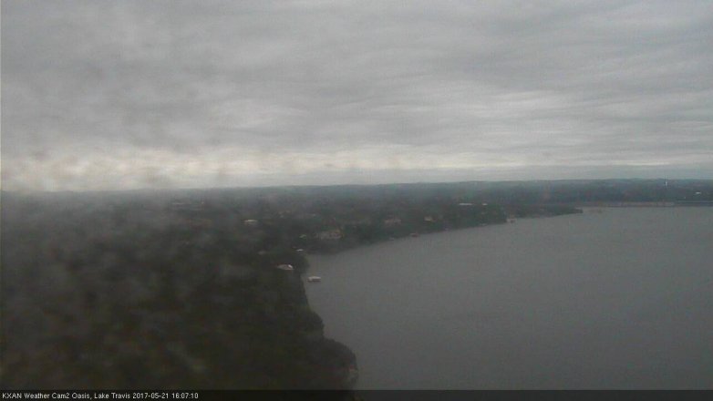 Lake Travis webcam, May 21, 2017 3:40 PM CT