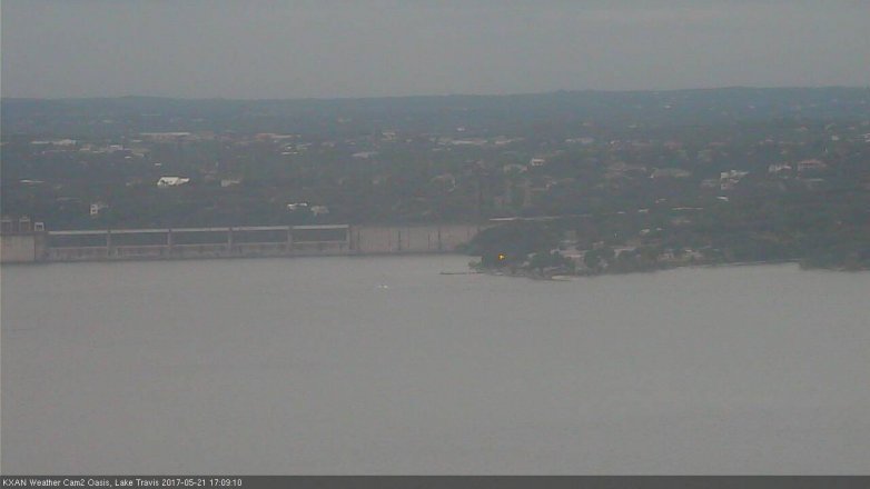 Lake Travis webcam, May 21, 2017 4:15 PM CT