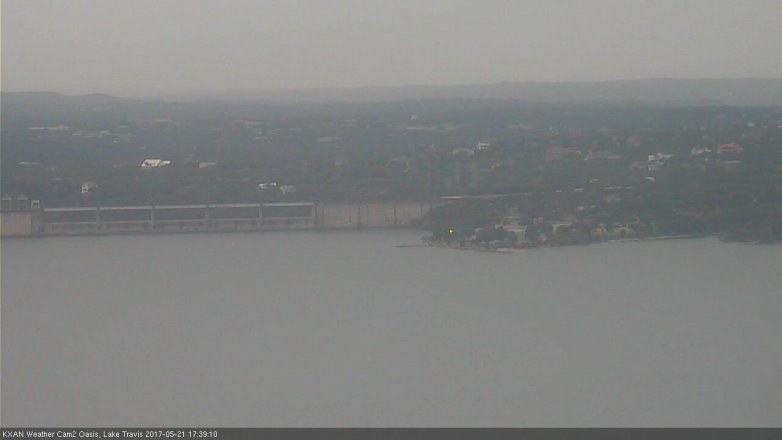 Lake Travis webcam, May 21, 2017 4:45 PM CT