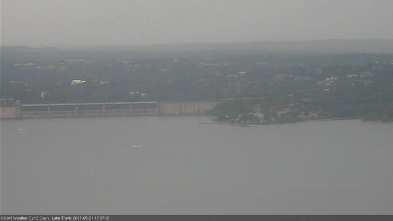 Lake Travis webcam, May 21, 2017 4:50 PM CT