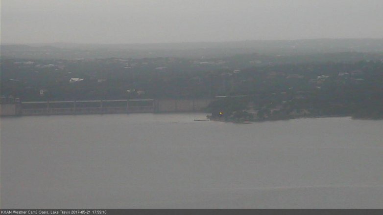 Lake Travis webcam, May 21, 2017 5:20 PM CT