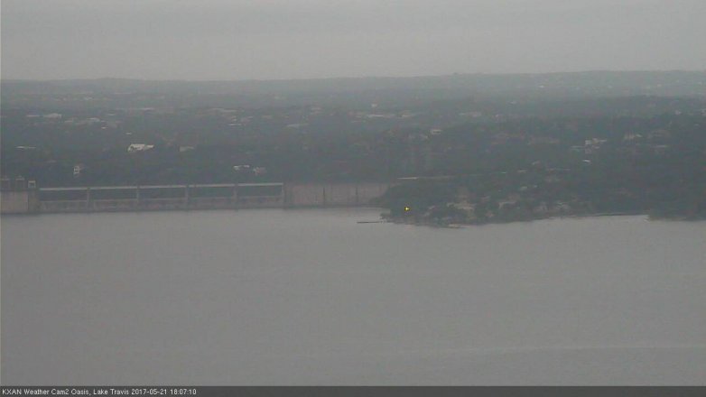 Lake Travis webcam, May 21, 2017 5:25 PM CT