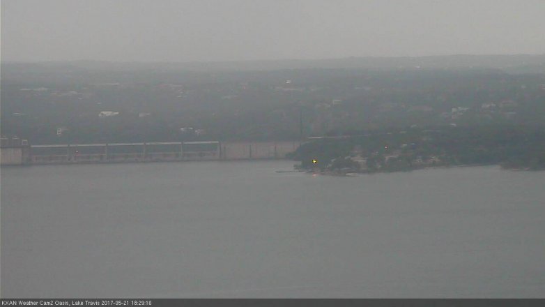 Lake Travis webcam, May 21, 2017 5:45 PM CT