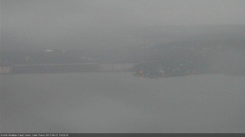 Lake Travis webcam, May 21, 2017 6:35 PM CT