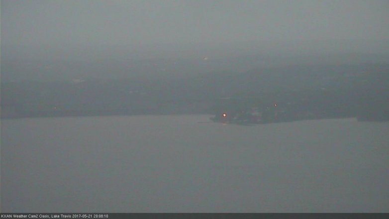 Lake Travis webcam, May 21, 2017 7:15 PM CT